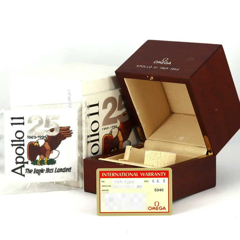 歐米茄超霸系列專業阿波羅限量版3591.50不鏽鋼手動上鍊腕錶-7