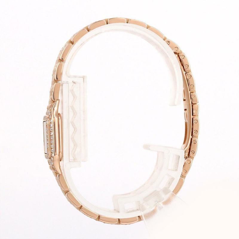 卡地亞迷你獵豹系列PG 2D手鐲D WF3149HK PG/RG石英腕錶-2