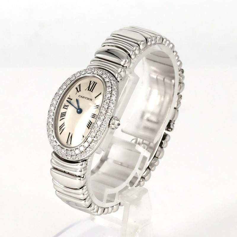 卡地亞 Baignoire WG 2D WB5097L2 石英錶-1