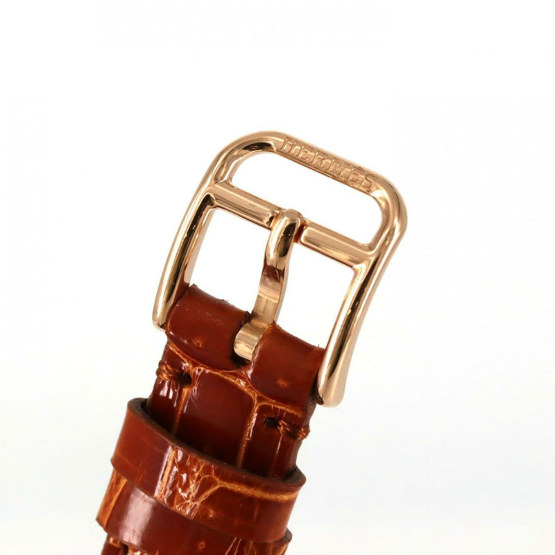 愛馬仕 Cape Cod Chaine d'Ancrejoyer PG D CC1.371 PG/RG 石英手錶-5