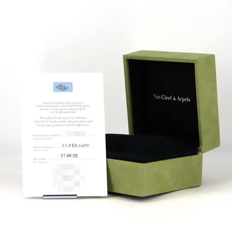 梵克雅寶 Alhambra WG 336574 VCARD21600 石英腕錶-6