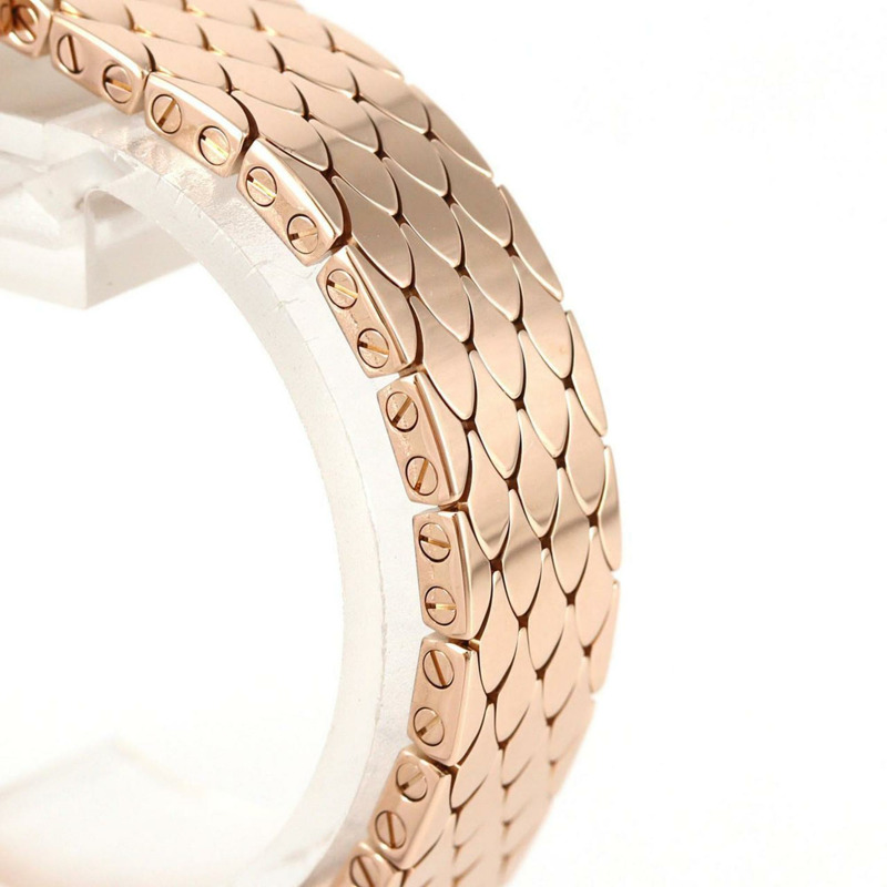 卡地亞 Mini Tank Américaine PG D WB710012 PG/RG 石英腕錶-4