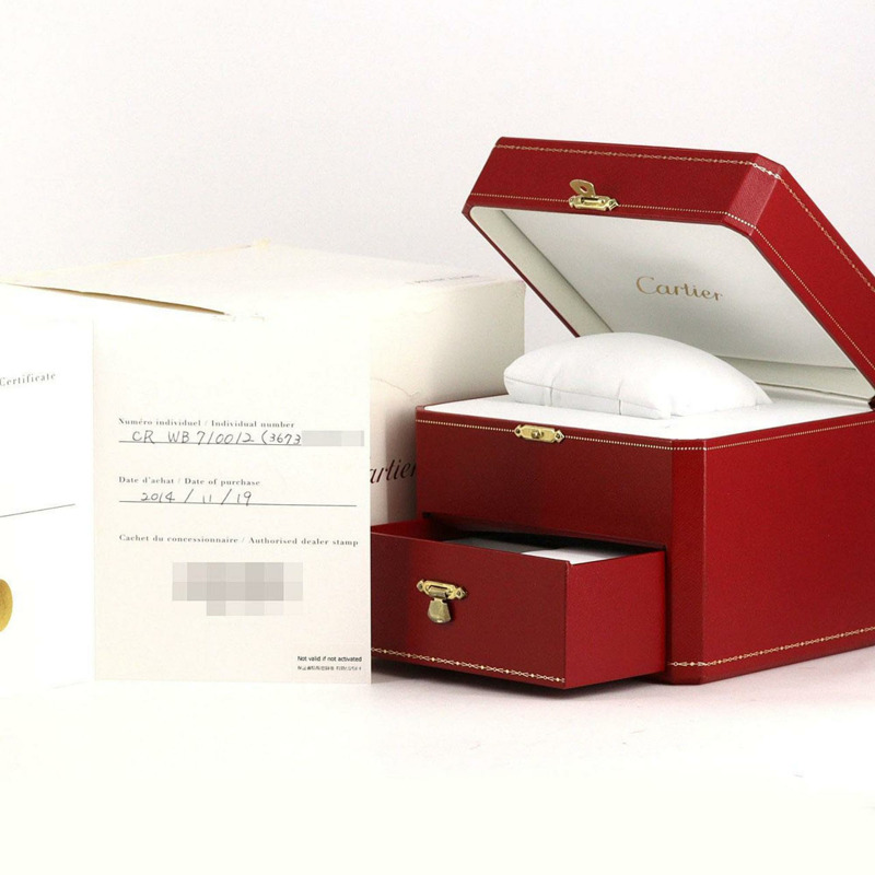 卡地亞 Mini Tank Américaine PG D WB710012 PG/RG 石英腕錶-7