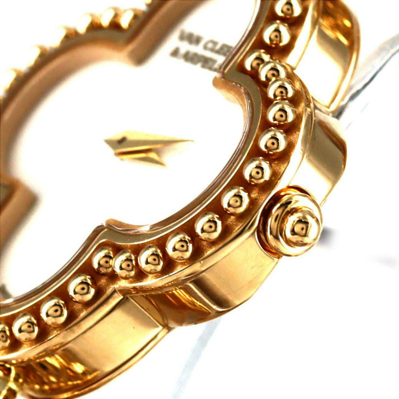 梵克雅寶 Alhambra YG 136674 石英腕錶-3