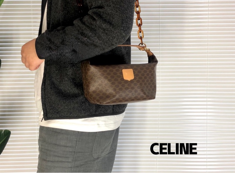 「JL精品代購」9新 Celine 遛狗包/飯盒包-2