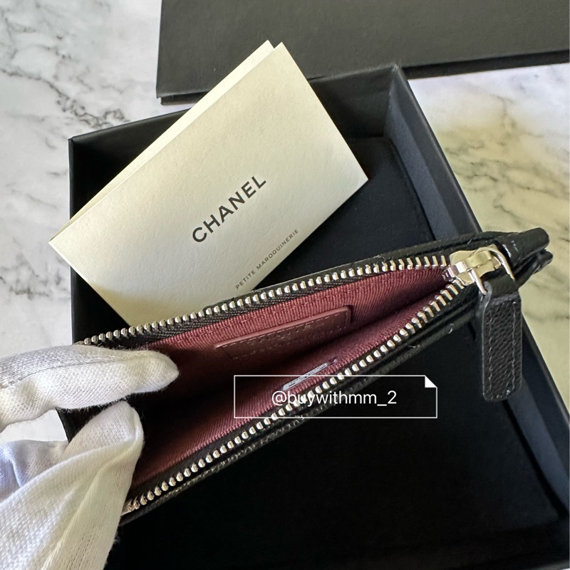 ⭐️賣場有滿額折扣⭐️香奈兒 超超超博 一字拉鏈零錢卡包-5
