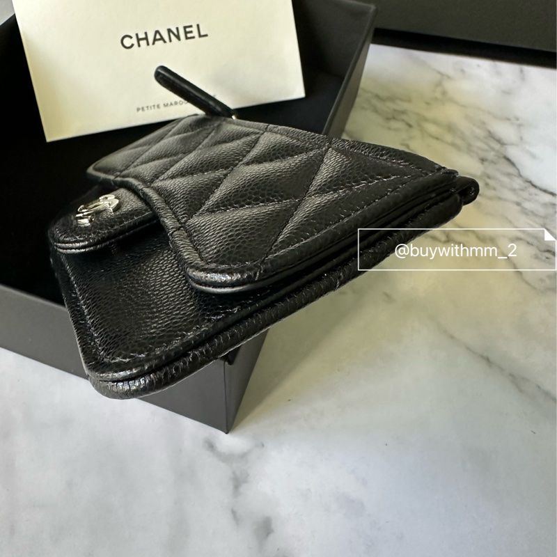 ⭐️賣場有滿額折扣⭐️香奈兒 超超超博 一字拉鏈零錢卡包-7