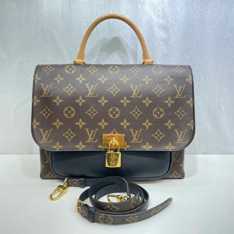 【包稅】LOUIS VUITTON Marnie 字母圖案手提單肩包