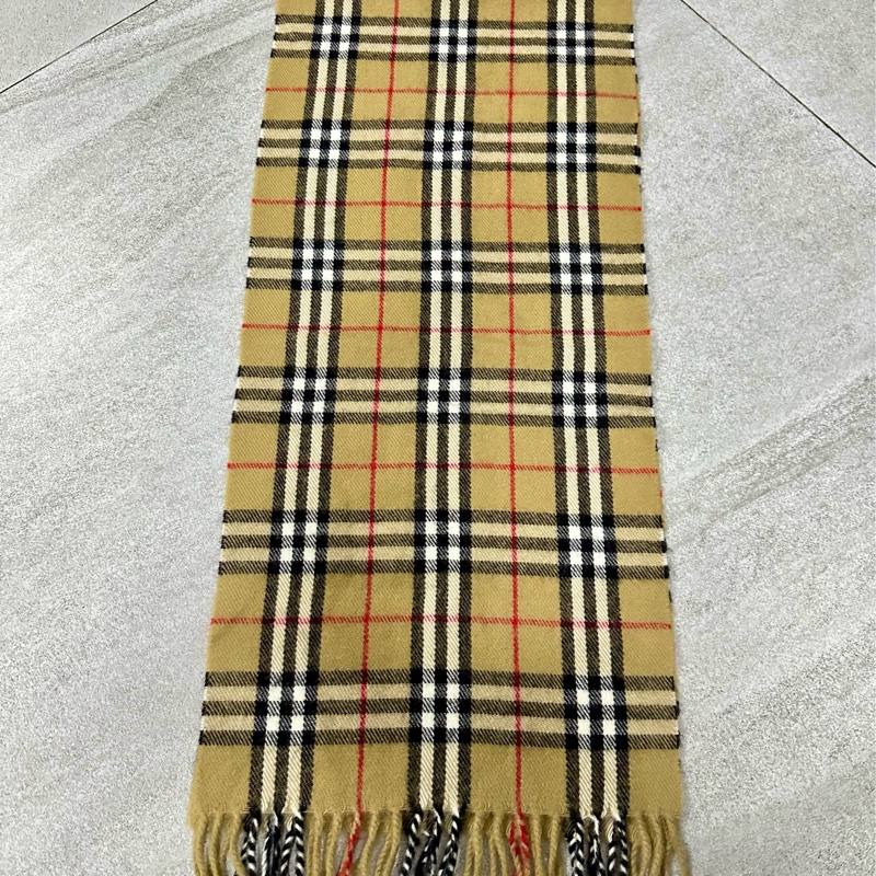 BURBERRY經典格紋羔羊毛圍巾✨-10