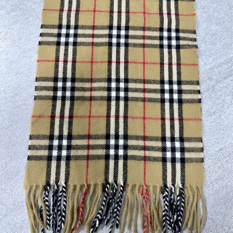 BURBERRY經典格紋羔羊毛圍巾✨-12