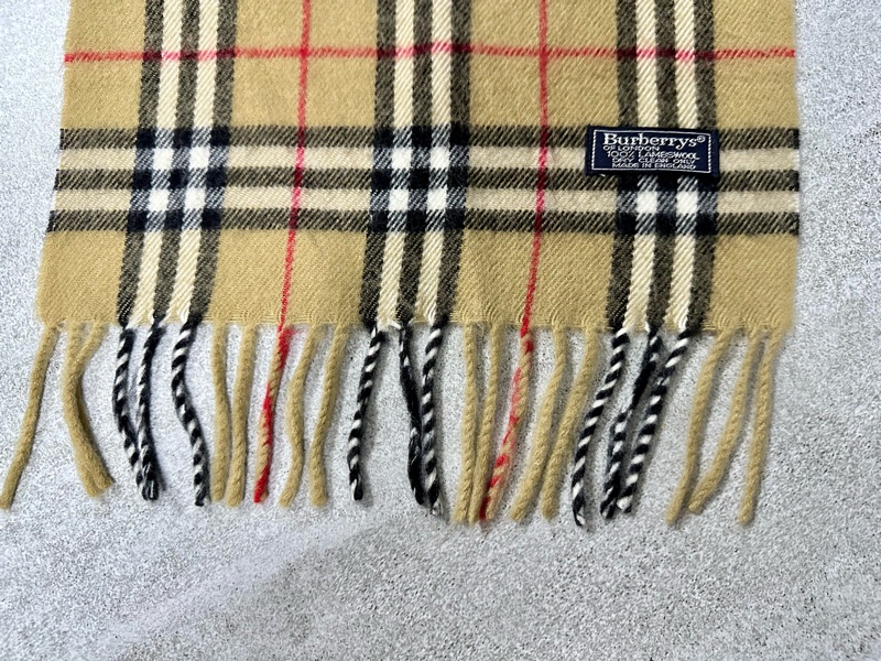 BURBERRY經典格紋羔羊毛圍巾✨-13