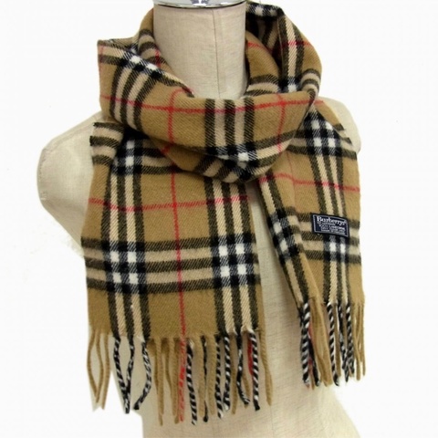 BURBERRY經典格紋羔羊毛圍巾✨