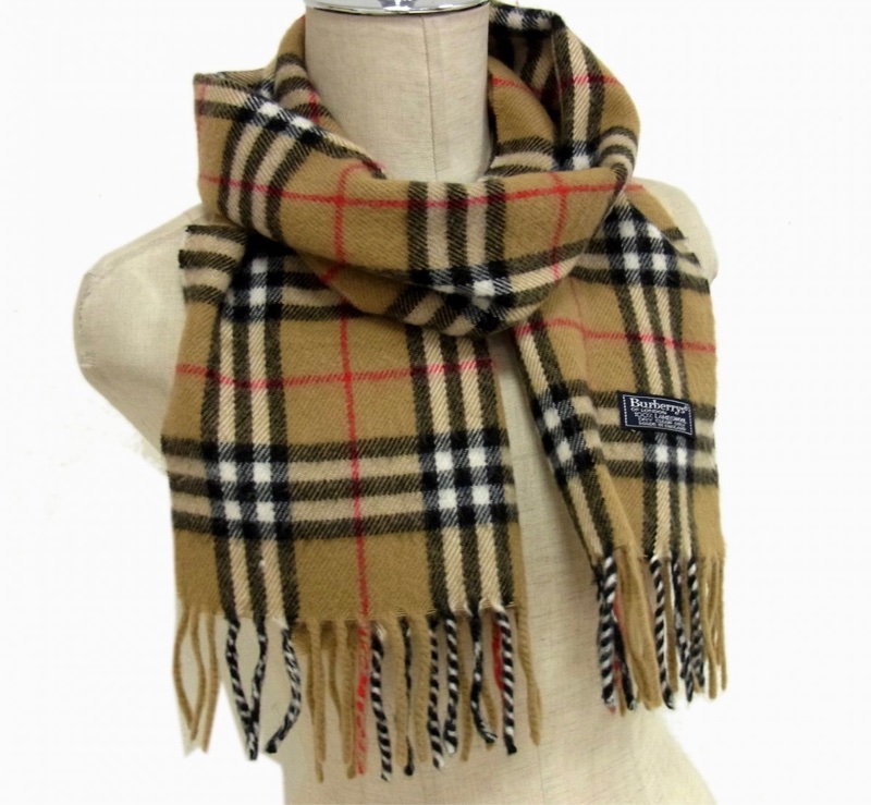 BURBERRY經典格紋羔羊毛圍巾✨-0