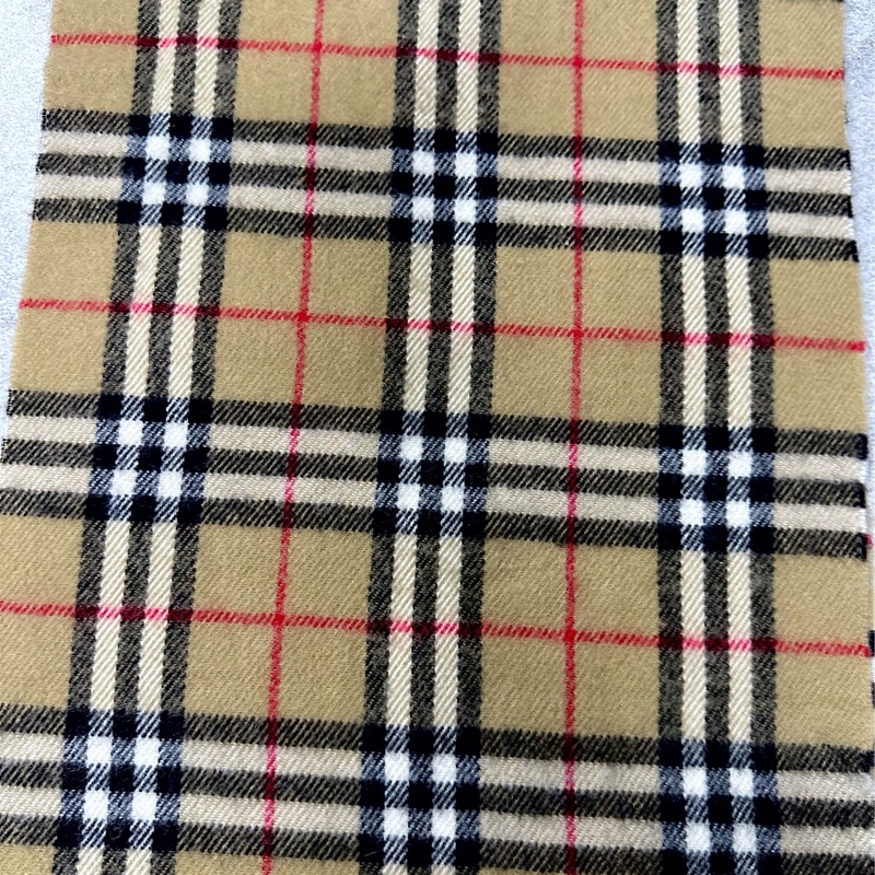 BURBERRY經典格紋羔羊毛圍巾✨-4