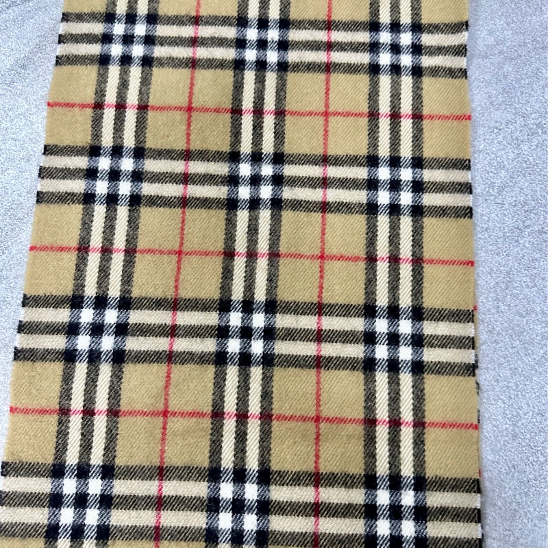 BURBERRY經典格紋羔羊毛圍巾✨-7