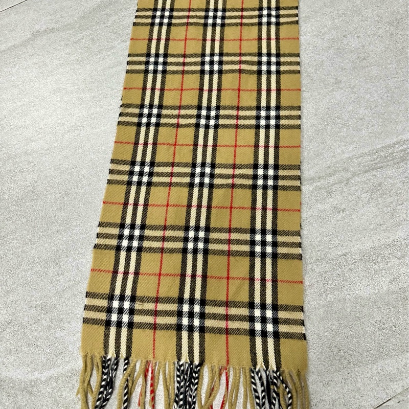 BURBERRY經典格紋羔羊毛圍巾✨-9