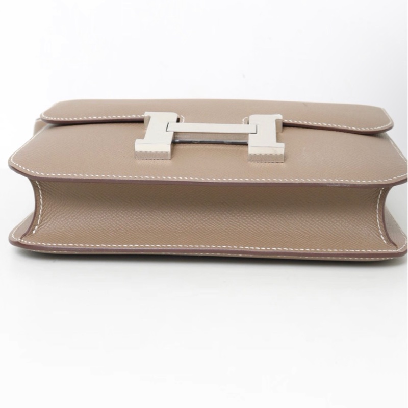 愛馬仕 Hermes Constance 24 康康大象灰銀扣包 B刻 盒子 塵袋-5