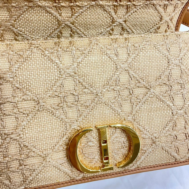 【包稅】DIOR Montaine 30 Cannage 拉菲草天然肩背包-2