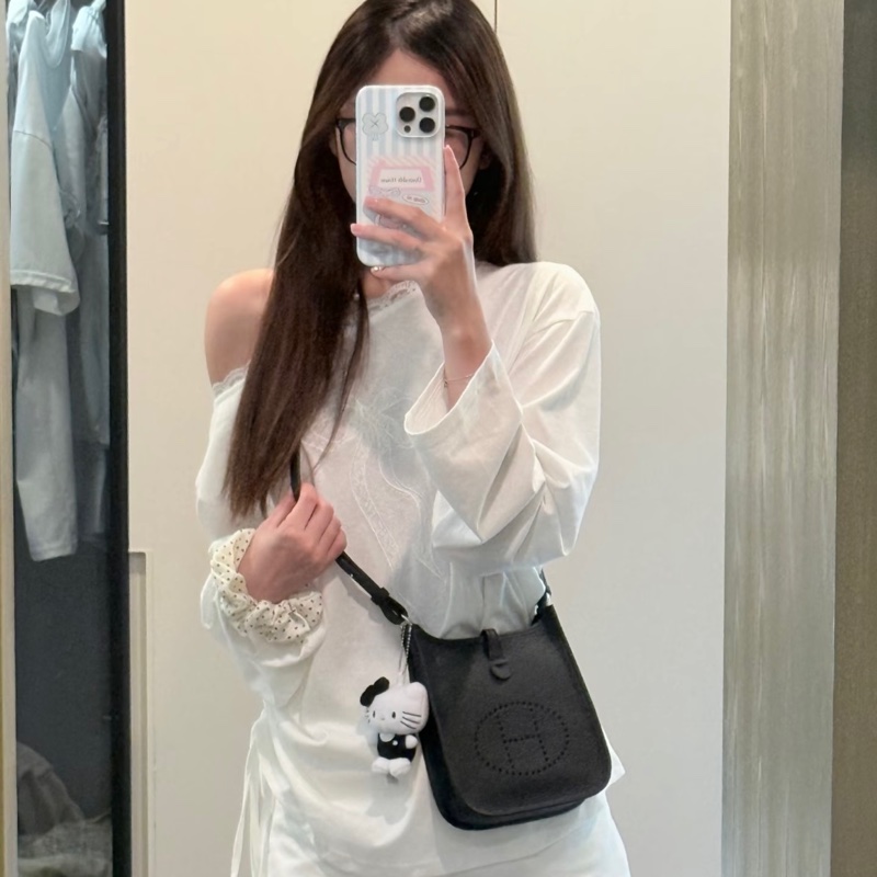 HERMÈS Mini Evelyne黑銀K刻                                                【低調卻藏不住的高級感🖤】-8