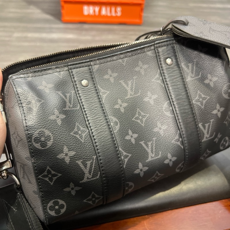 Lv city keepall 老花斜挎包-10