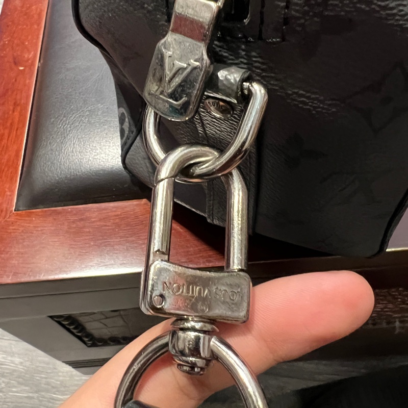 Lv city keepall 老花斜挎包-12