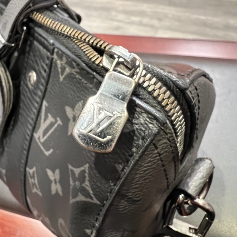 Lv city keepall 老花斜挎包-14