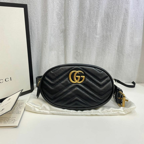 【包稅】GUCCI Marmont 馬特拉塞凸紋腰包 476434