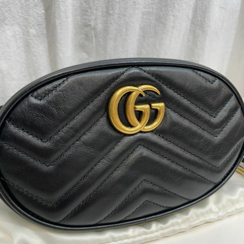 【包稅】GUCCI Marmont 馬特拉塞凸紋腰包 476434-2