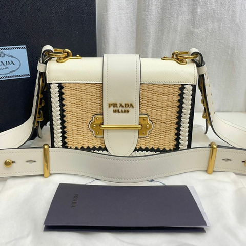 【包稅】PRADA Kaye鉚釘單肩包