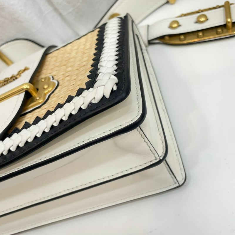 【包稅】PRADA Kaye鉚釘單肩包-5