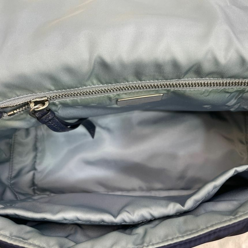 【包稅】PRADA 1BD081 禮儀海軍藍肩斜背包-4