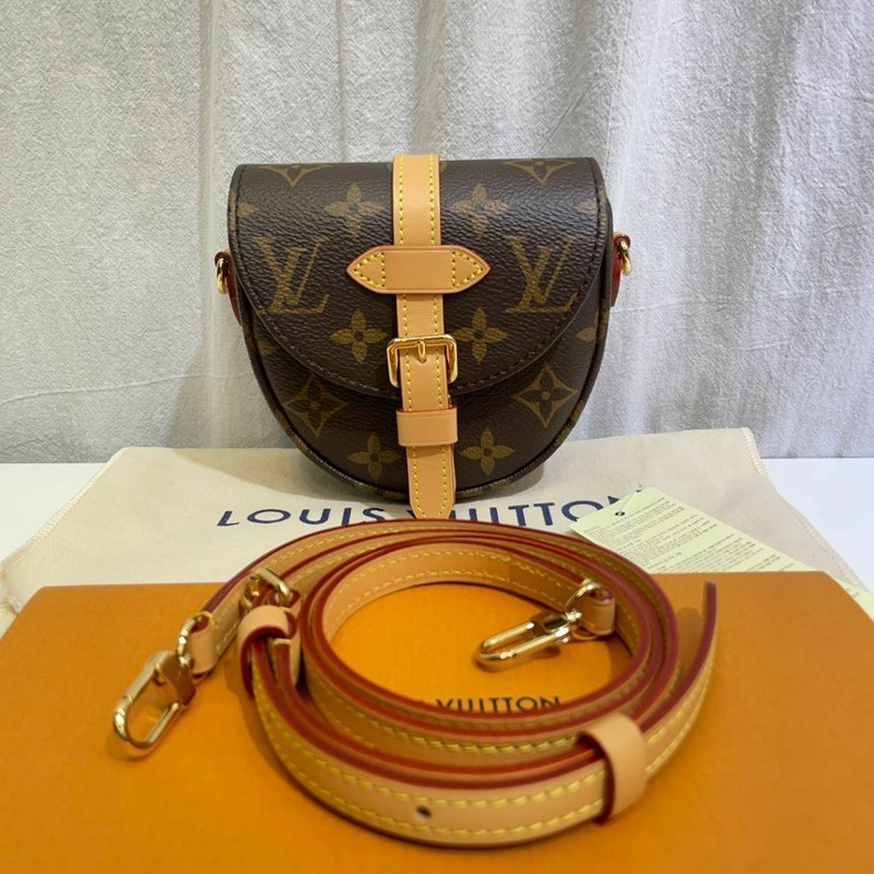 【包稅】LOUIS VUITTON Monogram Micro Chantilly 斜背包 M46643-0
