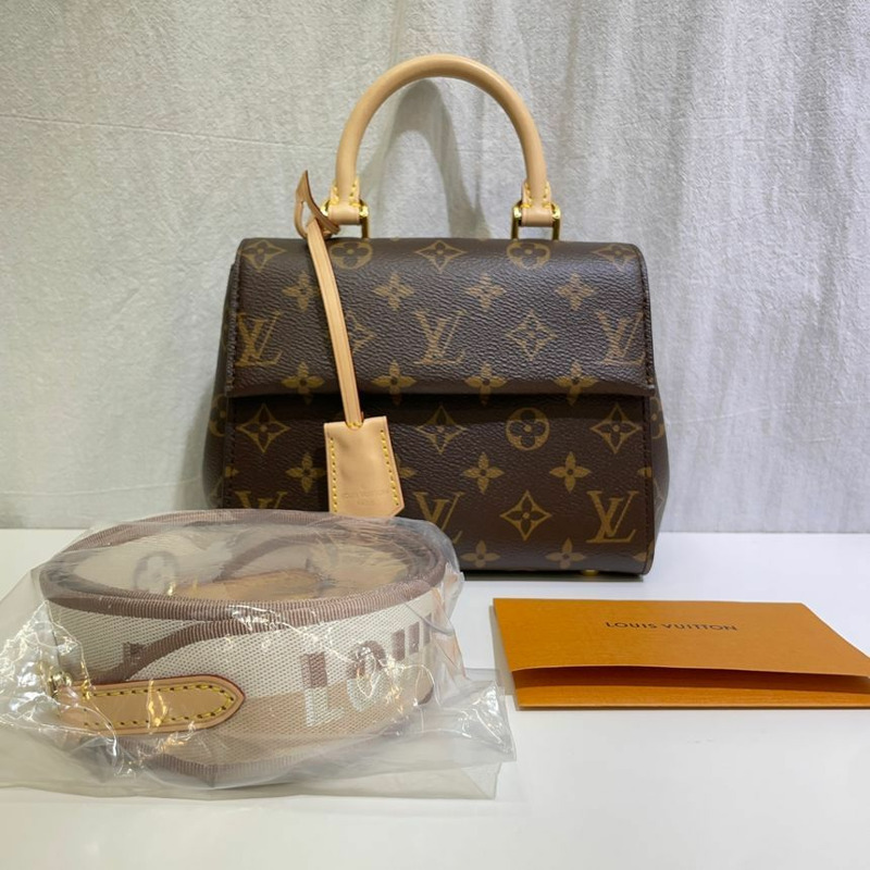 【包稅】LOUIS VUITTON Cluny迷你肩背包 M46055-1