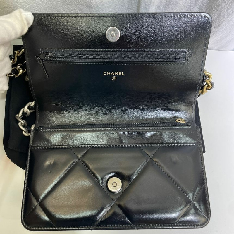 【包稅】CHANEL AP0957 19 WOC 鏈條斜背包帶晶片-4