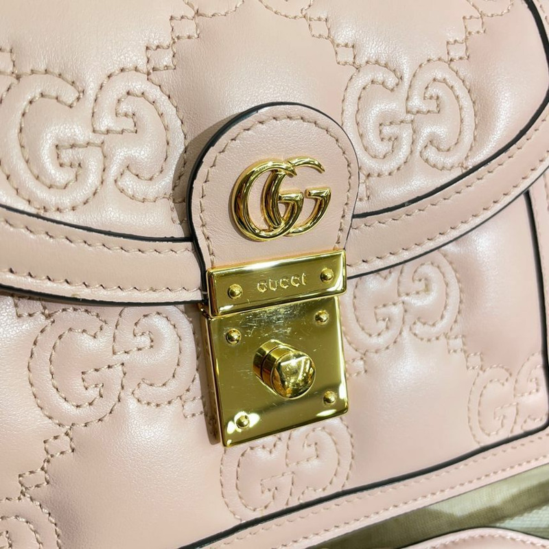 【包稅】GUCCI Matelassé 小號手提單肩包 724499-2