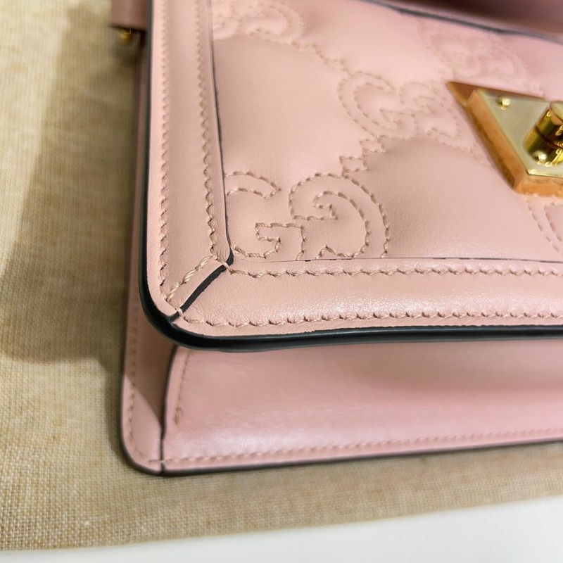 【包稅】GUCCI Matelassé 小號手提單肩包 724499-5