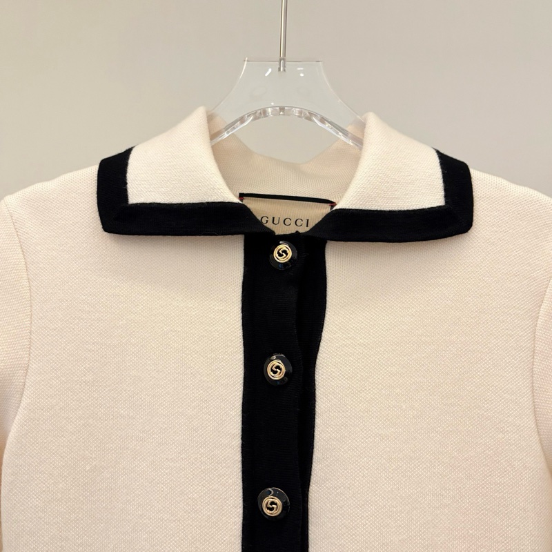 99新/Gucci/古馳Polo領短袖連衣裙/尺碼XXS-1