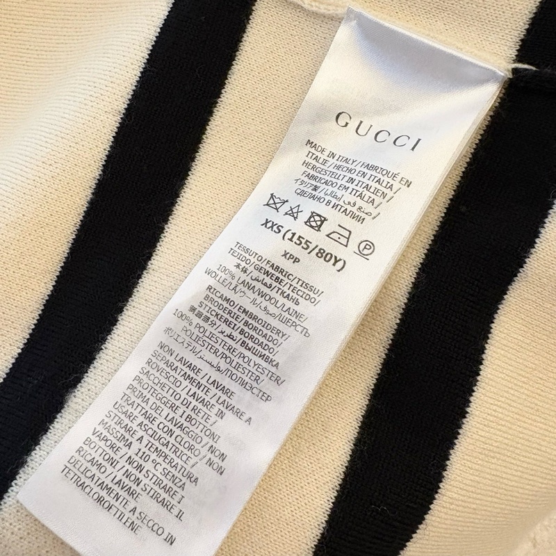 99新/Gucci/古馳Polo領短袖連衣裙/尺碼XXS-12