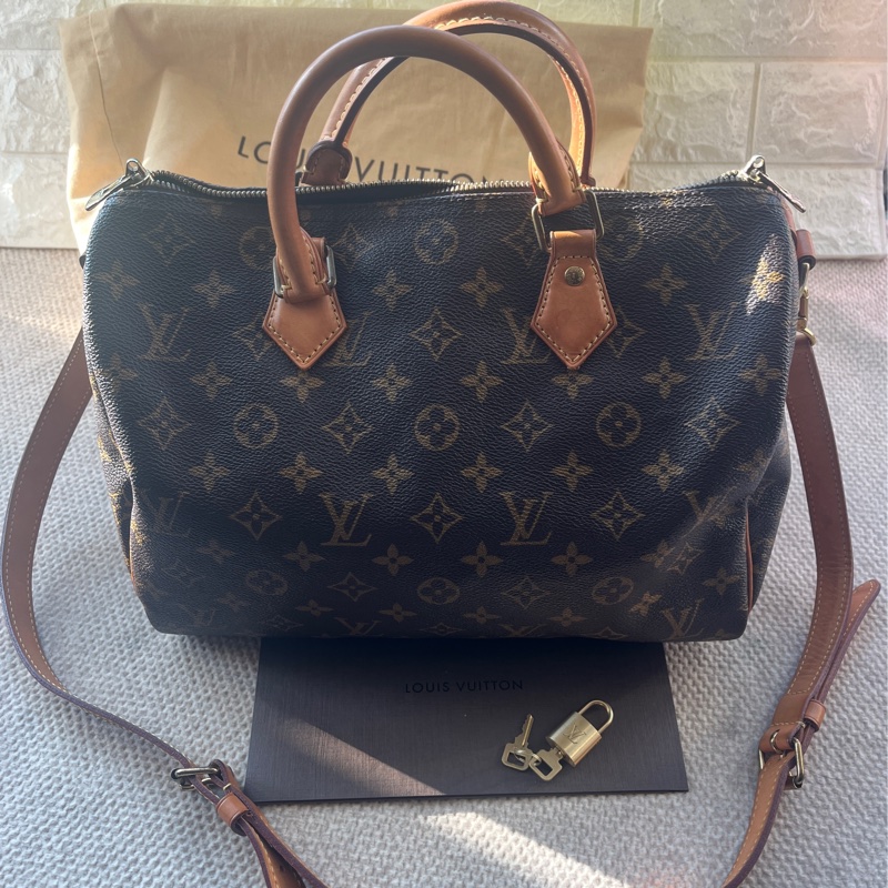 Louis Vuitton LV speedy 30 背帶款-1