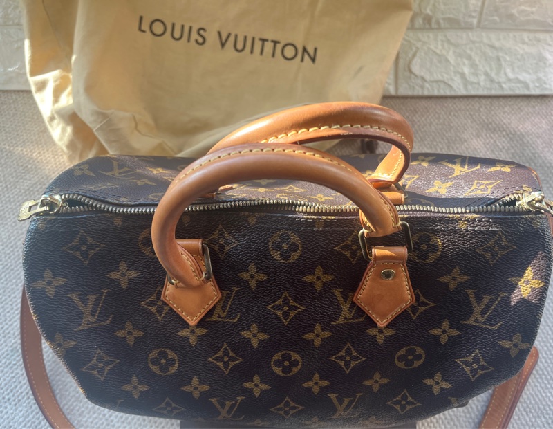 Louis Vuitton LV speedy 30 背帶款-4