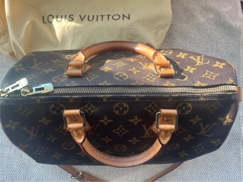 Louis Vuitton LV speedy 30 背帶款-5