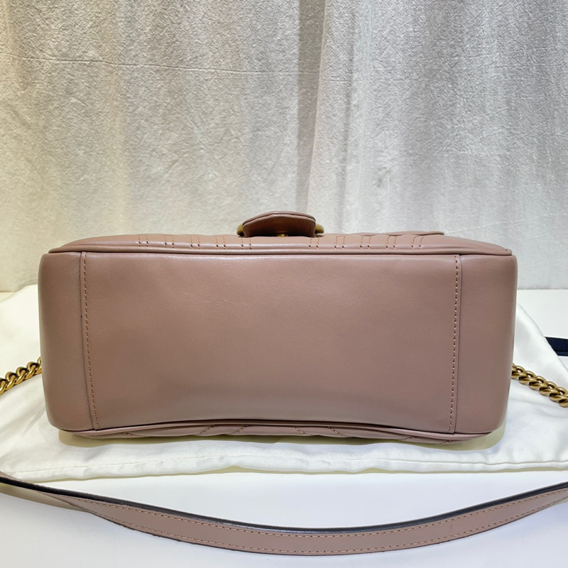 【包稅】GUCCI 馬特拉塞 Marmont 頂部手柄單肩包 498110-6