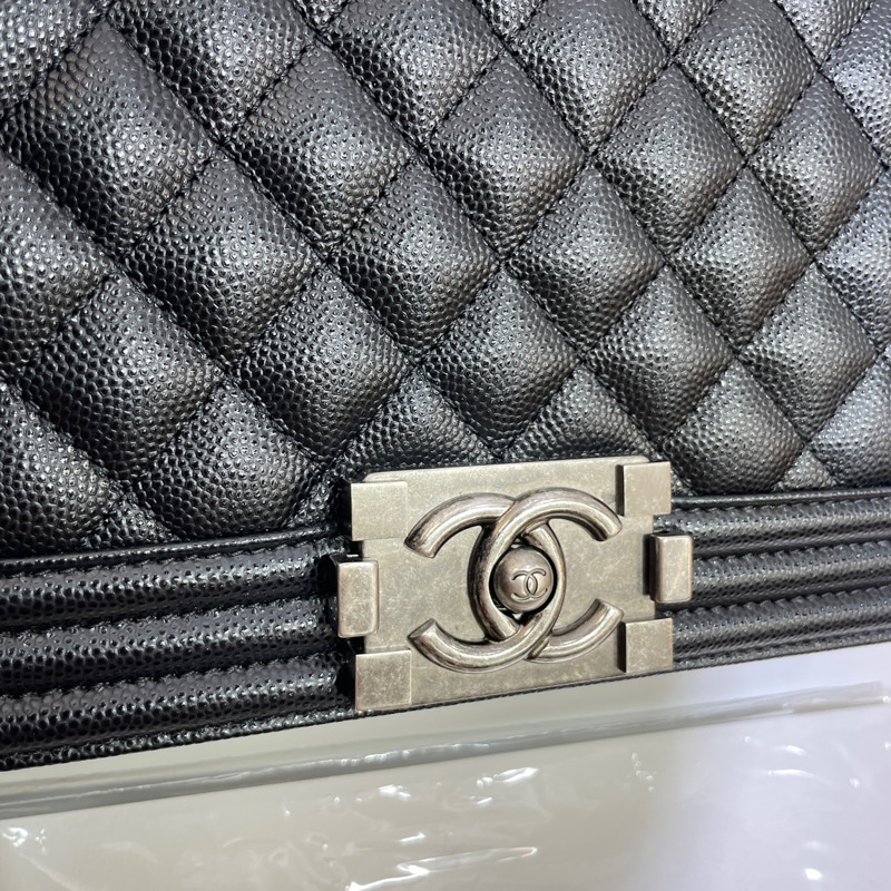 【包稅】CHANEL Caviar Boy 中型復古單肩包 31 A67086-2