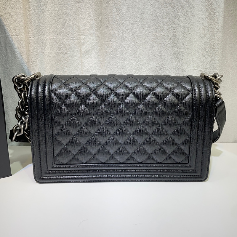 【包稅】CHANEL Caviar Boy 中型復古單肩包 31 A67086-7