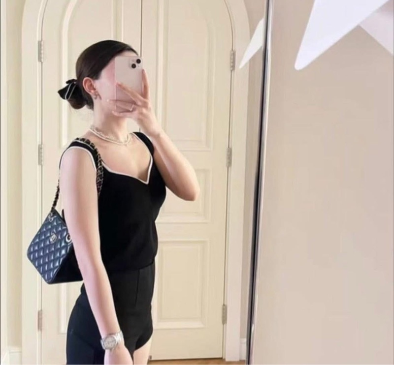 全新全配 Chanel 25C mini tote 黑牛皮-0