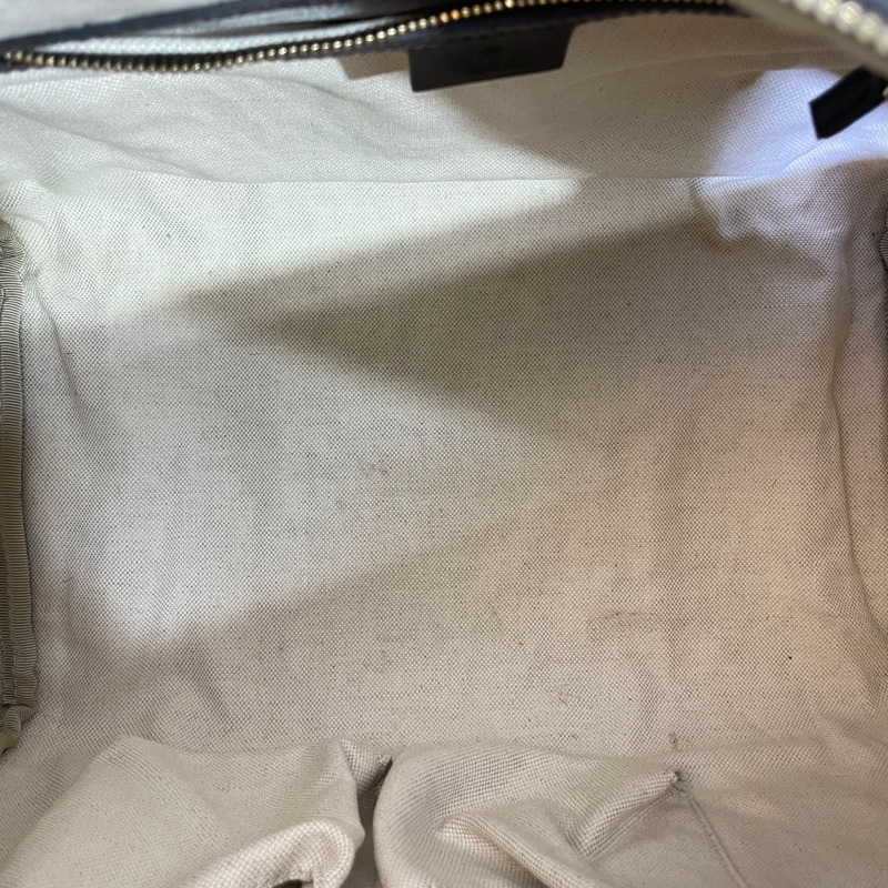 【包稅】GUCCI Supreme帆布三條紋波士頓包單肩包 247205-3