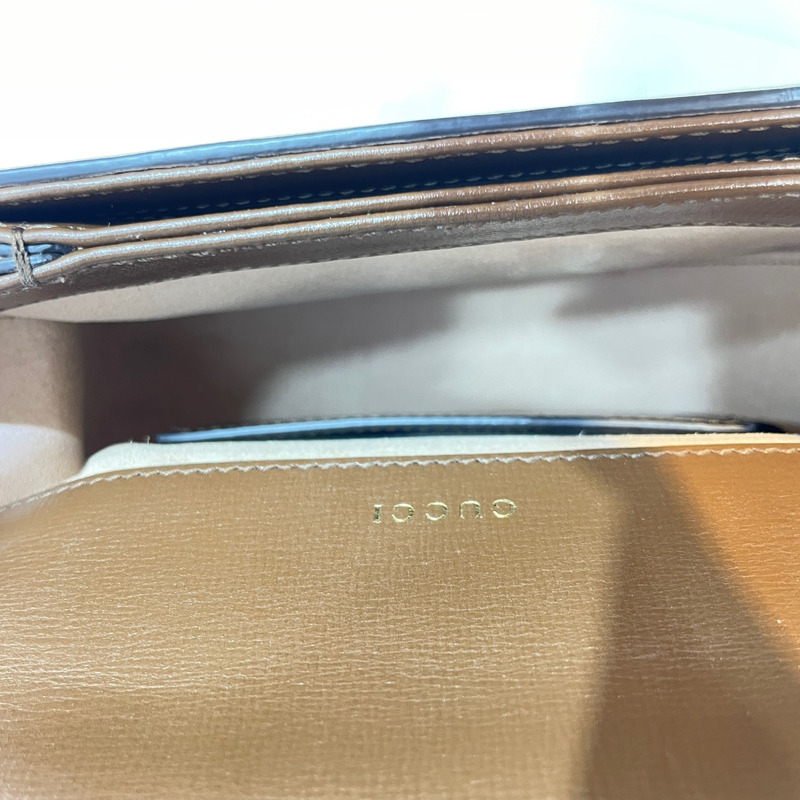 【包稅】GUCCI 1955 馬銜扣迷你手提單肩包 781387-4