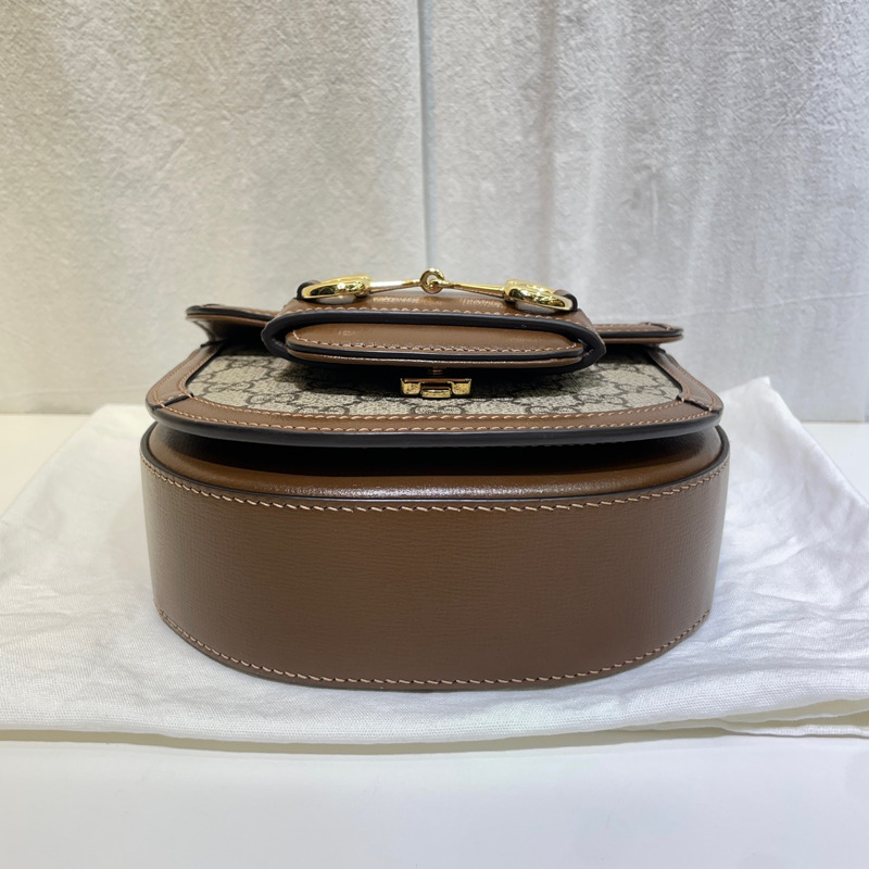 【包稅】GUCCI 1955 馬銜扣迷你手提單肩包 781387-6