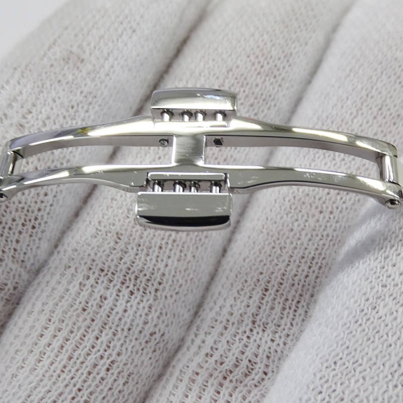 寶格麗女士石英腕錶，QZ系列不鏽鋼錶殼，SS，BB23S，銀/黑色，拋光，圓形錶盤-8