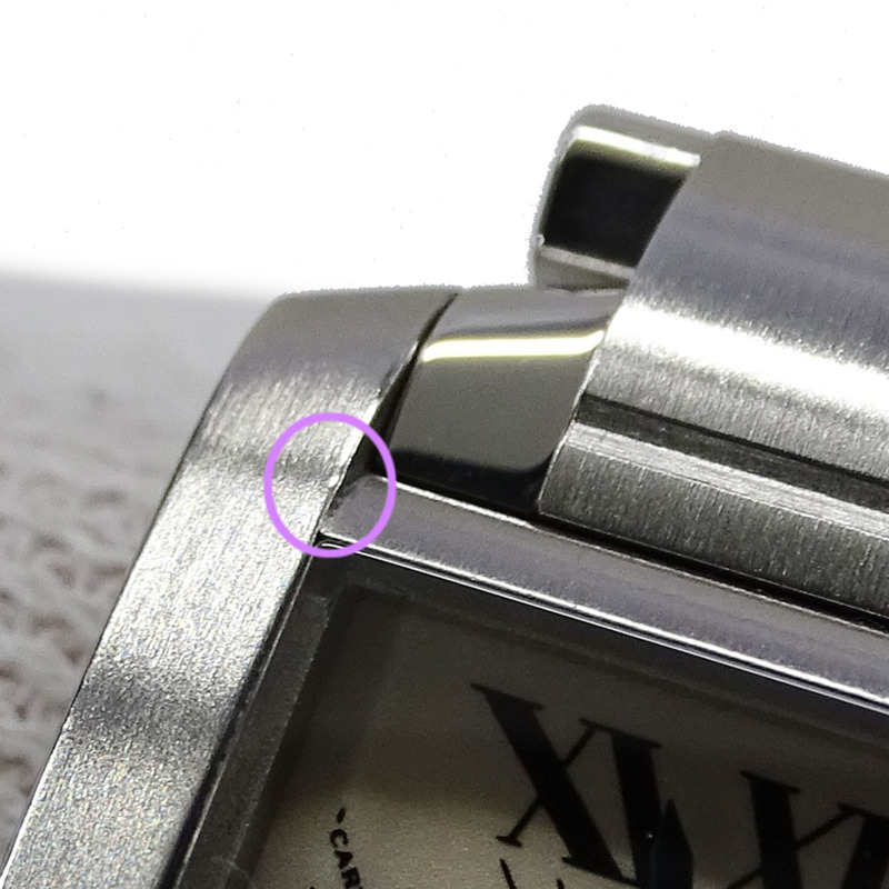 卡地亞 Tank Française 女士腕錶，SM 石英機芯，QZ 不鏽鋼錶殼，型號 W51008Q3，銀色/象牙色錶盤，拋光處理-11